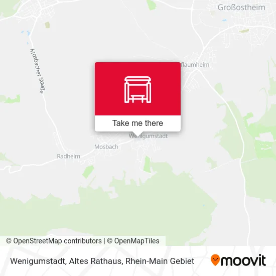 Карта Wenigumstadt, Altes Rathaus