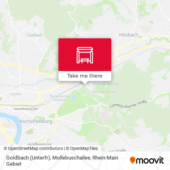 Карта Goldbach (Unterfr), Mollebuschallee