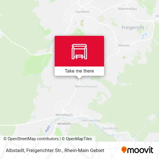 Карта Albstadt, Freigerichter Str.