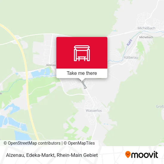 Карта Alzenau, Edeka-Markt