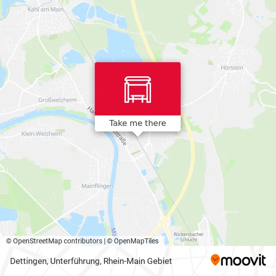 Карта Dettingen, Unterführung