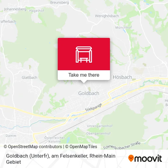 Карта Goldbach (Unterfr), am Felsenkeller