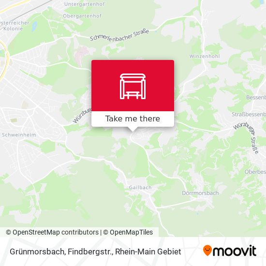 Карта Grünmorsbach, Findbergstr.
