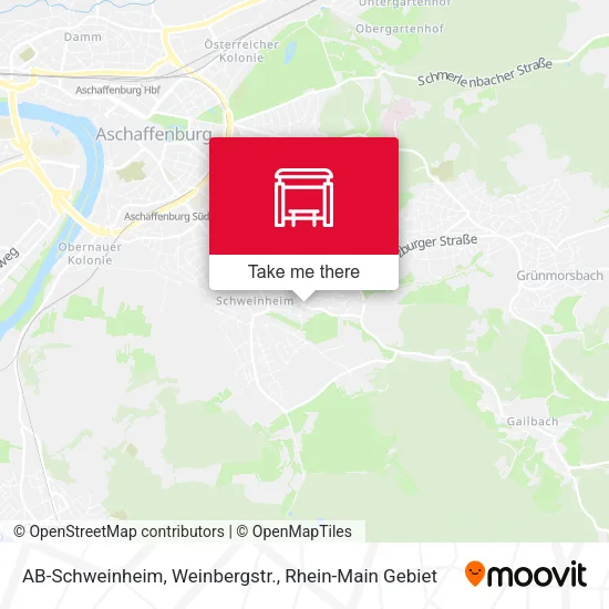 Карта AB-Schweinheim, Weinbergstr.