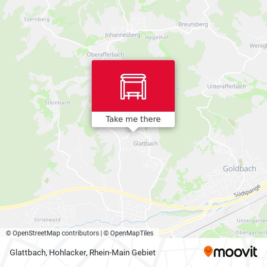 Glattbach, Hohlacker map