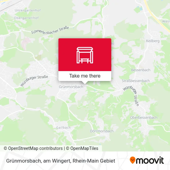 Карта Grünmorsbach, am Wingert