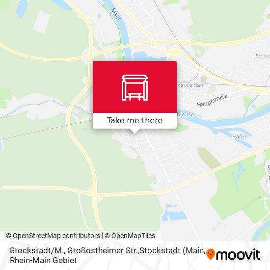 Карта Stockstadt / M., Großostheimer Str.,Stockstadt