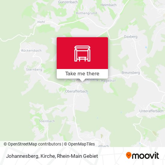 Johannesberg, Kirche map