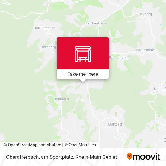 Карта Oberafferbach, am Sportplatz