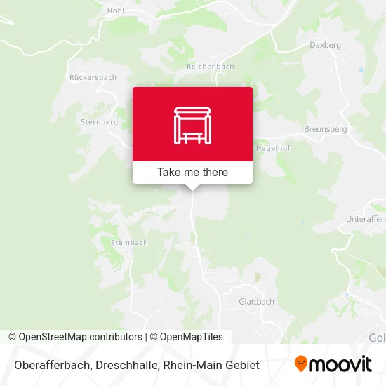 Карта Oberafferbach, Dreschhalle