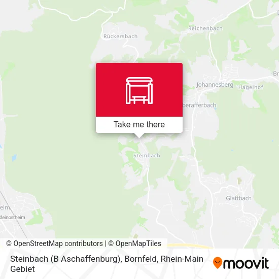 Карта Steinbach (B Aschaffenburg), Bornfeld