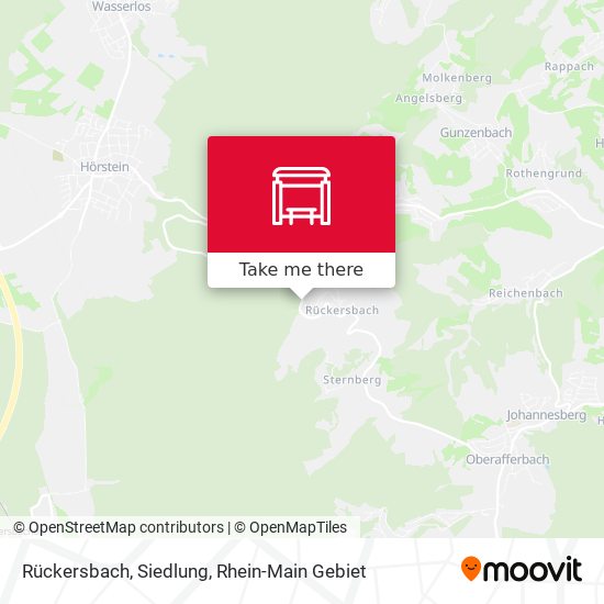 Rückersbach, Siedlung map