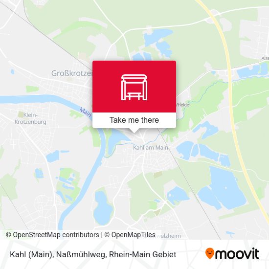 Kahl (Main), Naßmühlweg map