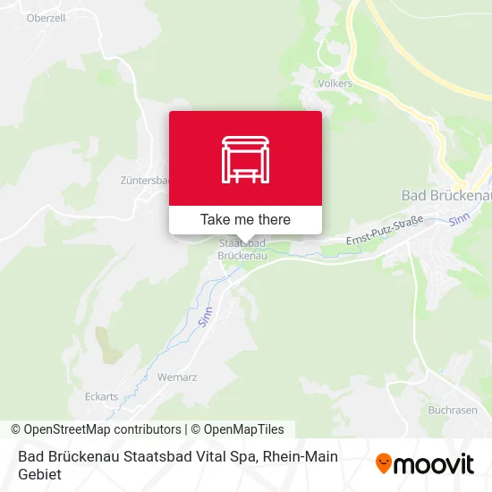 Карта Bad Brückenau Staatsbad Vital Spa