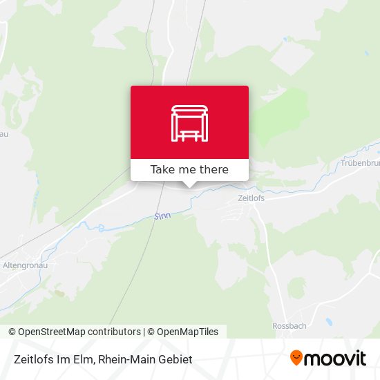 Карта Zeitlofs Im Elm