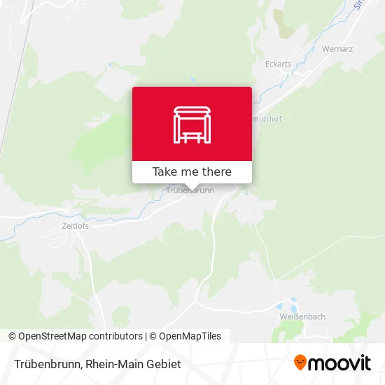 Карта Trübenbrunn