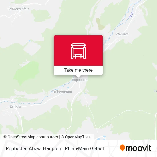 Rupboden Abzw. Hauptstr. map