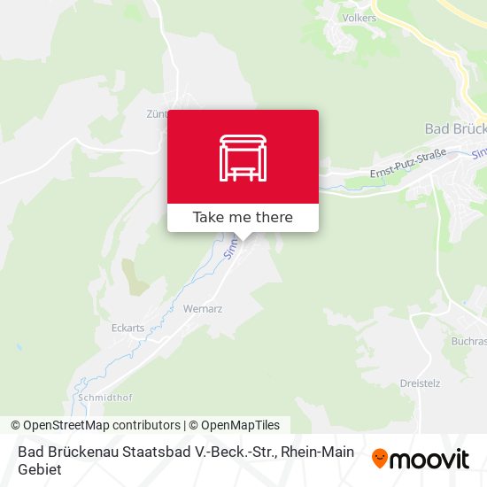 Bad Brückenau Staatsbad V.-Beck.-Str. map