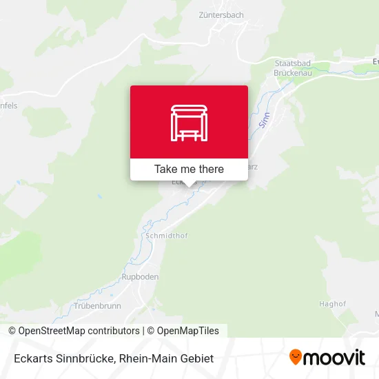 Карта Eckarts Sinnbrücke