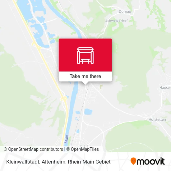 Карта Kleinwallstadt, Altenheim