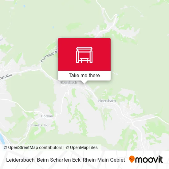 Карта Leidersbach, Beim Scharfen Eck