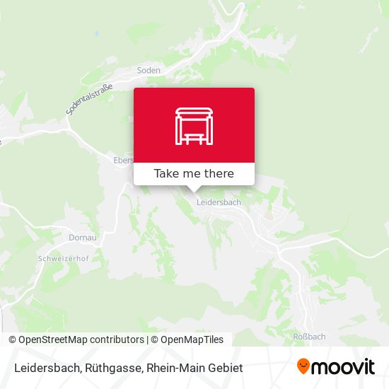 Leidersbach, Rüthgasse map