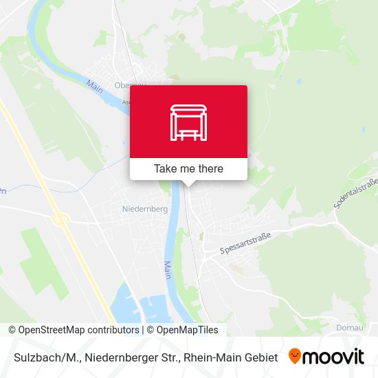 Sulzbach / M., Niedernberger Str. map