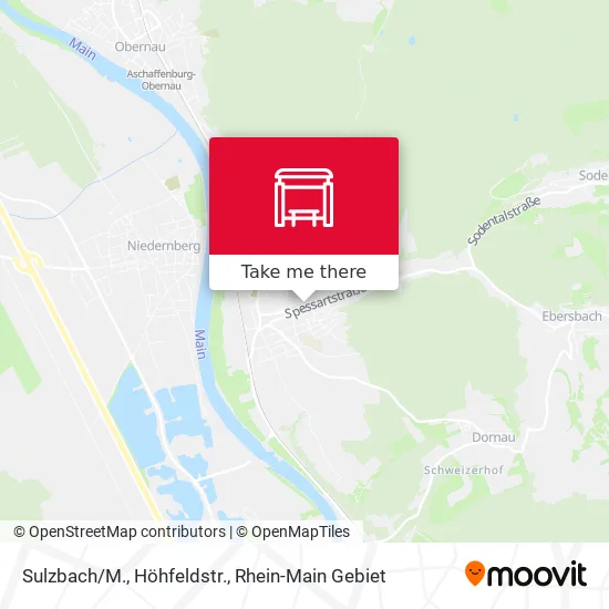 Карта Sulzbach/M., Höhfeldstr.