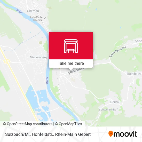 Карта Sulzbach/M., Höhfeldstr.