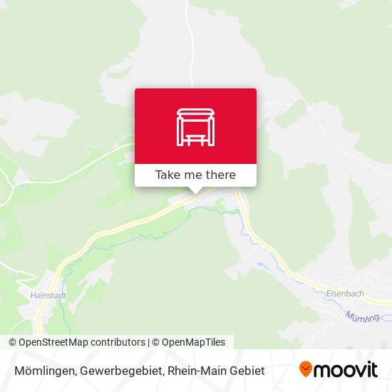 Mömlingen, Gewerbegebiet map