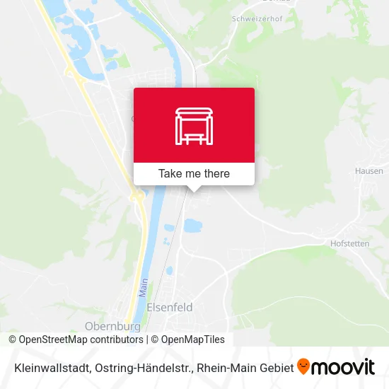 Карта Kleinwallstadt, Ostring-Händelstr.