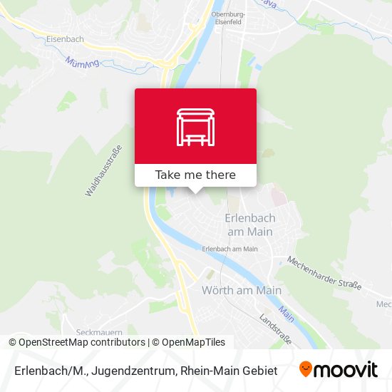 Erlenbach/M., Jugendzentrum map
