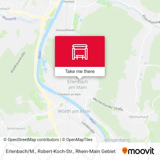 Карта Erlenbach/M., Robert-Koch-Str.