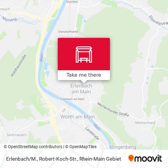 Карта Erlenbach/M., Robert-Koch-Str.