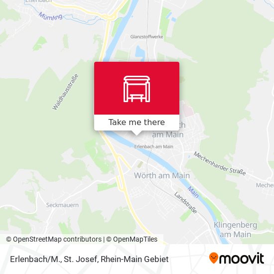 Erlenbach/M., St. Josef map