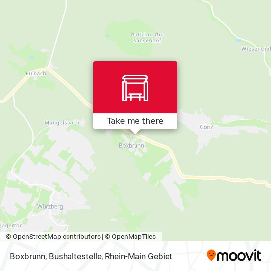 Карта Boxbrunn, Bushaltestelle