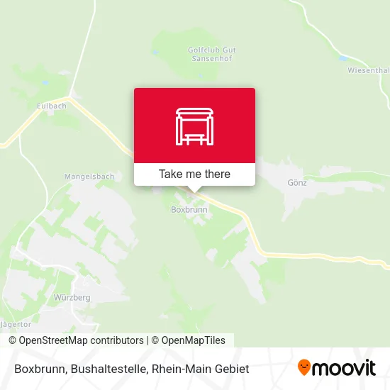 Карта Boxbrunn, Bushaltestelle