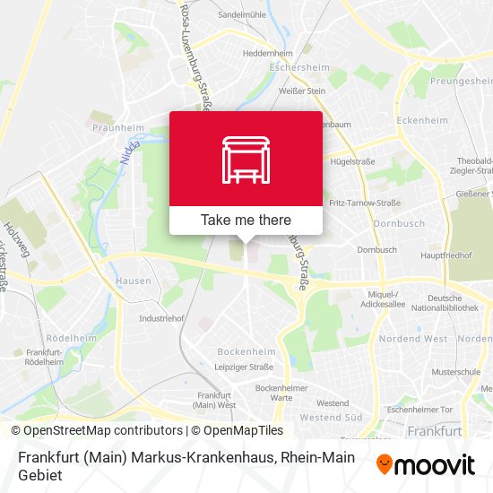 Frankfurt (Main) Markus-Krankenhaus map