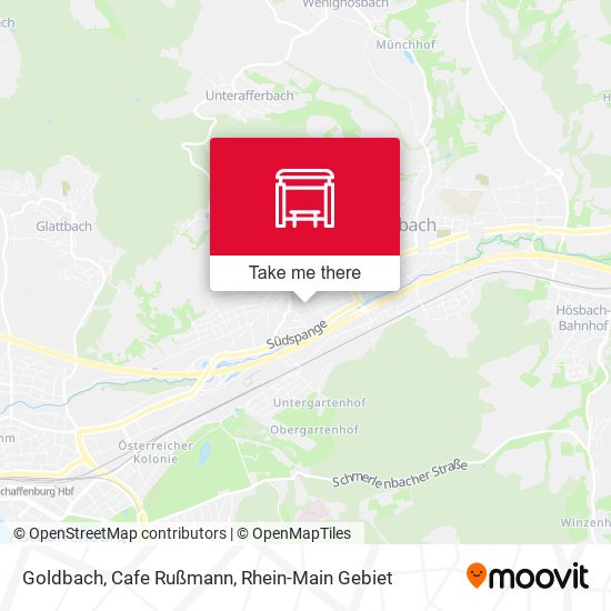 Goldbach, Cafe Rußmann map