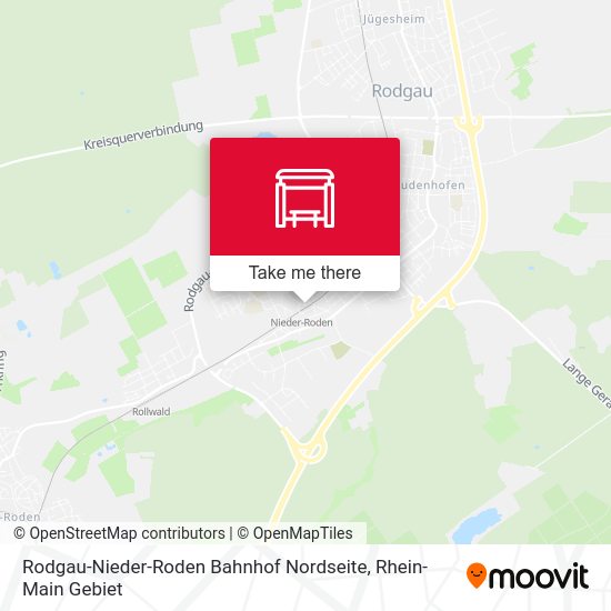 Rodgau-Nieder-Roden Bahnhof Nordseite map