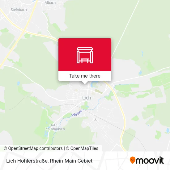 Карта Lich Höhlerstraße