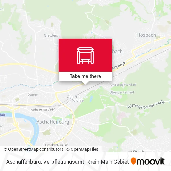 Карта Aschaffenburg, Verpflegungsamt