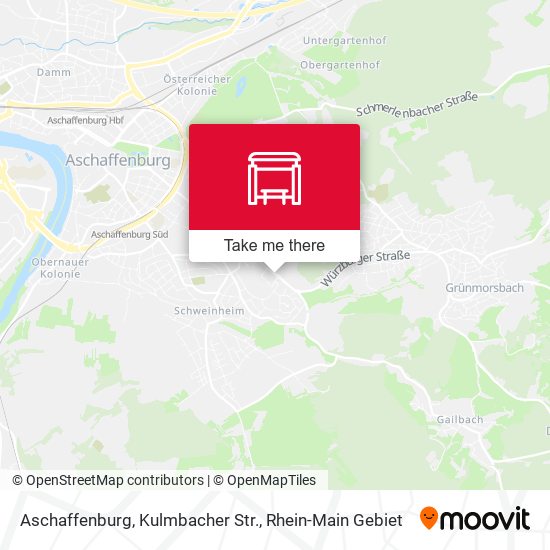 Aschaffenburg, Kulmbacher Str. map