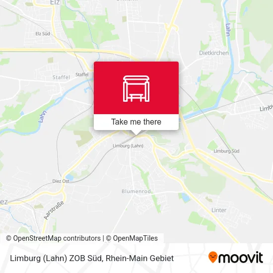 Карта Limburg (Lahn) ZOB Süd