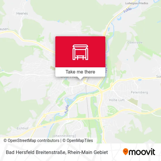 Карта Bad Hersfeld Breitenstraße