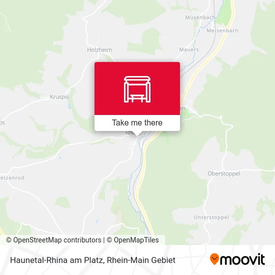Карта Haunetal-Rhina am Platz