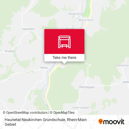 Карта Haunetal-Neukirchen Grundschule