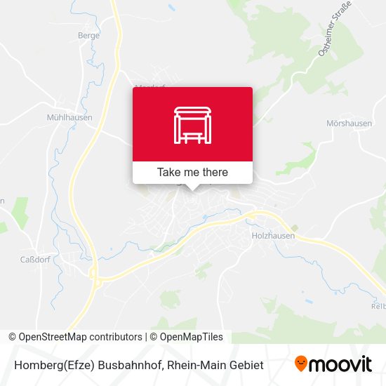 Карта Homberg(Efze) Busbahnhof