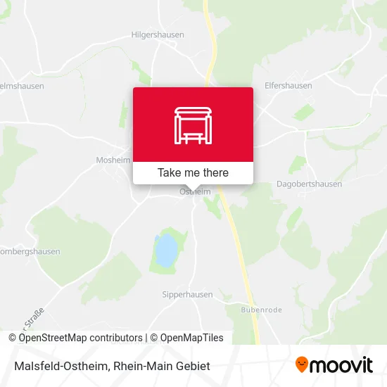 Карта Malsfeld-Ostheim