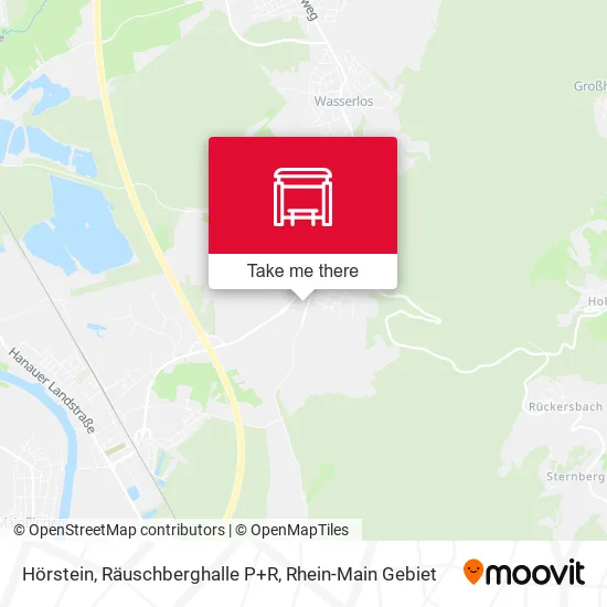 Карта Hörstein, Räuschberghalle P+R